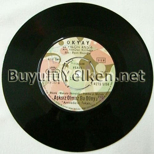 Okyay - Gelme sen rüyama - Aşksız olmaz bu dünya (Regal RZTS 5056) B yüzü